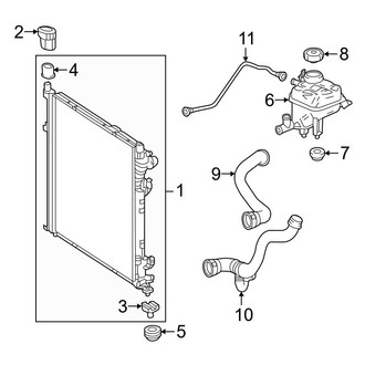 Mercedes-Benz OE - Cooling - Radiator & Components