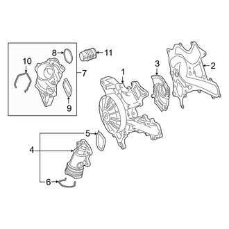 Mercedes-Benz OE - Cooling - Water Pump