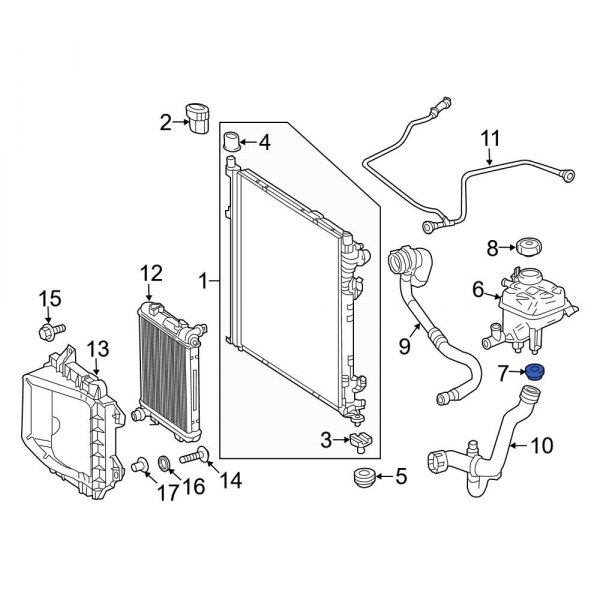 Engine Coolant Reservoir Insulator