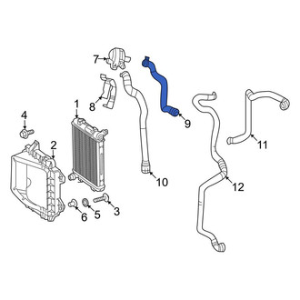 Mercedes-Benz OE - Radiator Coolant Hose