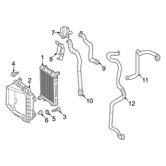 Mercedes-Benz OE - Cooling - Radiator & Components (Auxiliary)