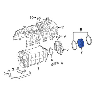 Mercedes-Benz OE - Engine Air Intake Hose Adapter