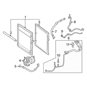 Mercedes-Benz OE - Air Conditioner & Heater - Condenser, Compressor & Lines