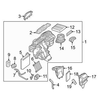 Mercedes-Benz OE - Air Conditioner & Heater - Evaporator & Heater Components