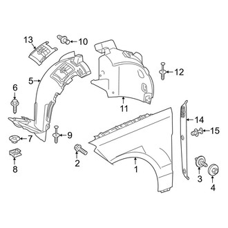 Mercedes-Benz OE - Fender & Components (Sport Utility W166 Body Code)