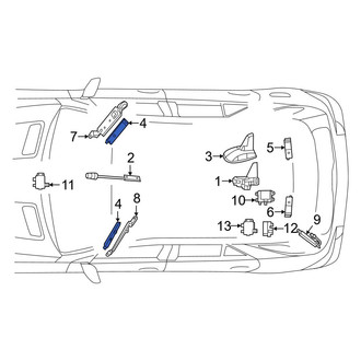 Mercedes-Benz OE - Center Right Radio Amplifier