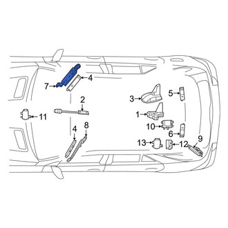 Mercedes-Benz OE - Front Antenna Amplifier Bracket