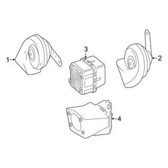 Mercedes-Benz OE - Electrical - Horn