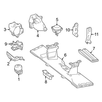 Mercedes-Benz OE - Engine & Transmission Mounting (2.1L)