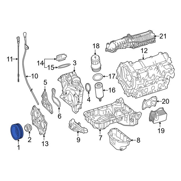 Engine Crankshaft Pulley