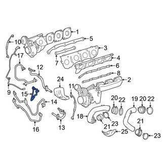 Mercedes-Benz OE - Turbocharger Coolant Line