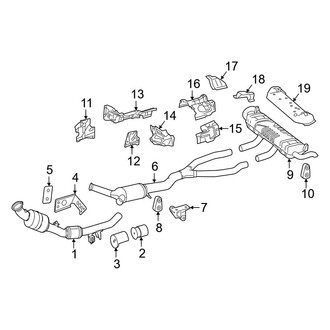 Mercedes-Benz OE - Exhaust System - Exhaust Components
