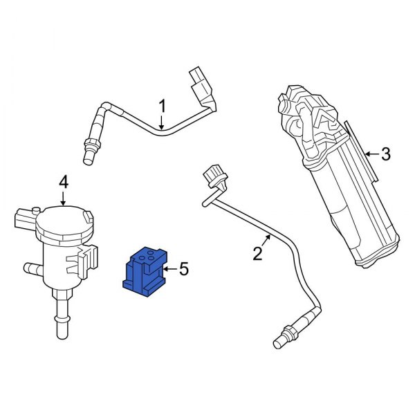 Vapor Canister Purge Solenoid Bracket