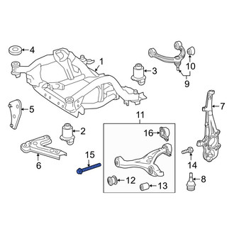 Mercedes-Benz OE - Outer Suspension Control Arm Bolt
