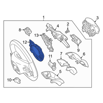 Mercedes-Benz OE - Steering Wheel Damper Bracket