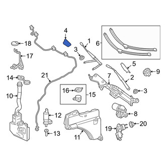 Mercedes-Benz OE - Right Wiper Arm Cap