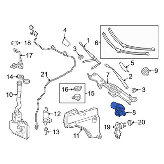 Mercedes-Benz OE - Front Wiper Motor