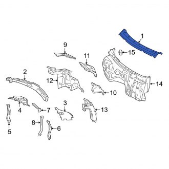 Mercedes GLS Class Cowl Panels & Parts | Vent Grills — CARiD.com