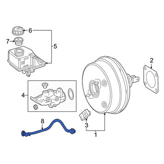 Mercedes-Benz OE - Brake Vacuum Hose