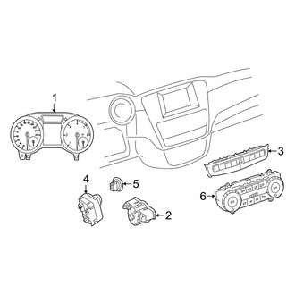 Mercedes-Benz OE - Instrument Panel - Cluster & Switches