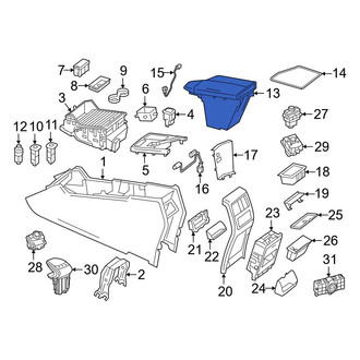 Mercedes-Benz OE - Console Armrest