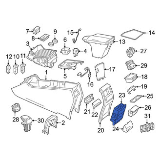Mercedes-Benz OE - Lower Console Compartment