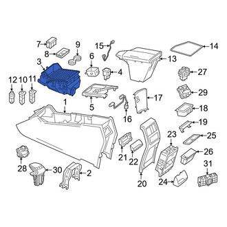 Mercedes-Benz OE - Console Cup Holder