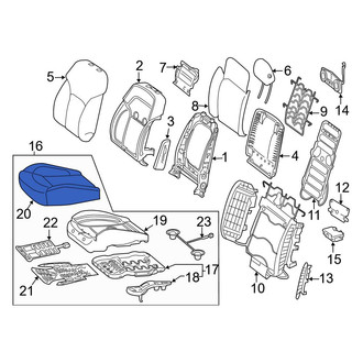 Mercedes-Benz OE - Front Right Seat Cover