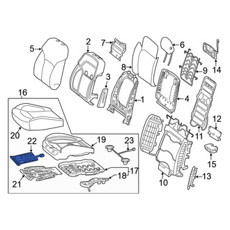 Mercedes-Benz OE - Front Left Air Bag Seat Sensor Mat