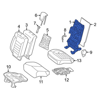 Mercedes-Benz OE - Rear Right Seat Back Frame