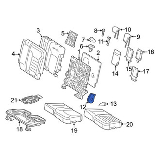 Mercedes-Benz OE - Rear Left Outer Seat Trim Panel