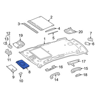 Mercedes-Benz OE - Right Sun Visor