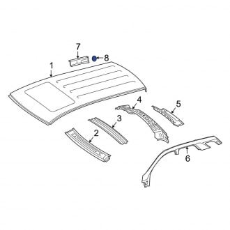 Mercedes CLA Class OEM Roofs & Parts | Panels, Drip Rails — CARiD.com