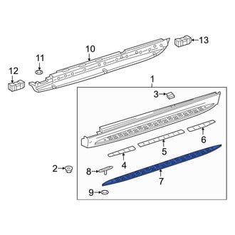 Mercedes-Benz OE - Left Running Board Step Pad