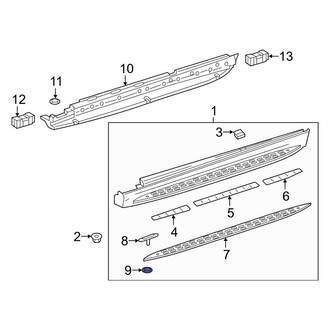 Mercedes-Benz OE - Rocker Panel Molding Bracket