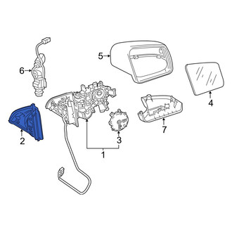 Mercedes-Benz OE - Front Left Door Mirror Seal