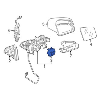 Mercedes-Benz OE - Front Door Mirror Drive Motor
