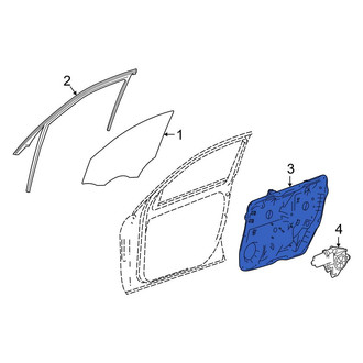 Mercedes-Benz OE - Front Left Door Panel Carrier