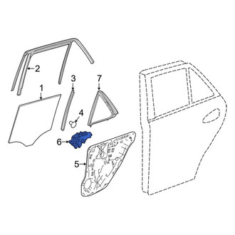 Mercedes-Benz OE - Rear Left Window Motor