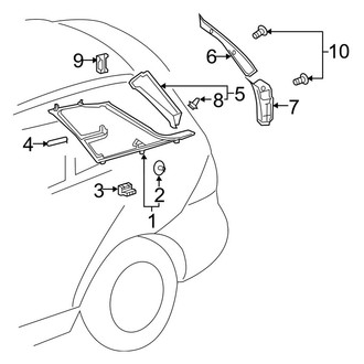 Mercedes-Benz OE - Quarter Panel - Interior Trim