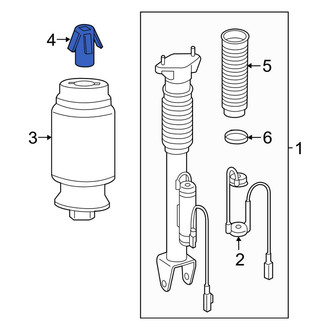 Mercedes-Benz OE - Rear Air Suspension Spring Seal