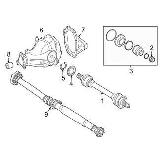Mercedes-Benz OE - Rear Suspension - Axle & Differential