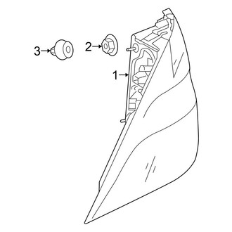 Mercedes-Benz OE - Rear Lamps - Tail Lamps (Quarter Panel), (Sport Utility W166 Body Code)