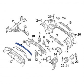 Mercedes GL Class OEM Bumpers | Genuine Front & Rear Bumpers — CARiD.com