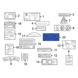 Mercedes-Benz OE - Emission Label