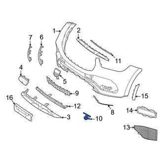 Mercedes-Benz OE - Front Center Left Parking Aid Sensor Bracket