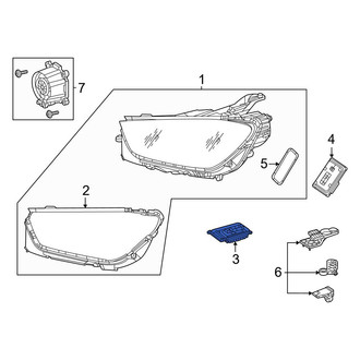Mercedes-Benz OE - Front Right Headlight Control Module