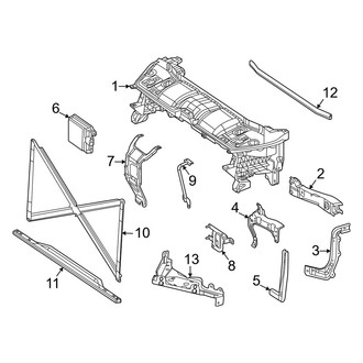 Mercedes-Benz OE - Radiator Support (4Matic+)