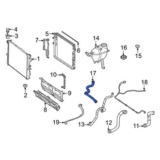 Mercedes-Benz OE - Engine Coolant Overflow Hose
