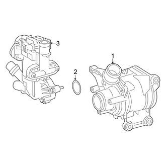 Mercedes-Benz OE - Cooling - Water Pump